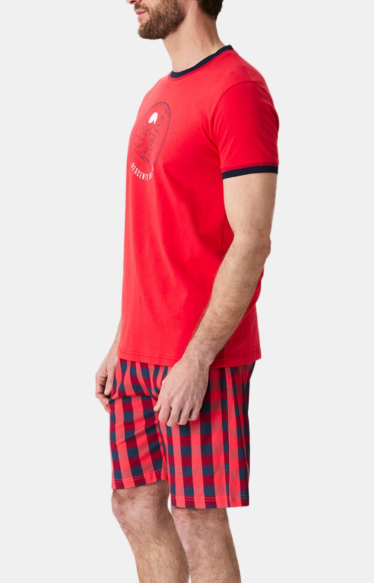 Pyjamas Homme Descente de lit ROUGE 4