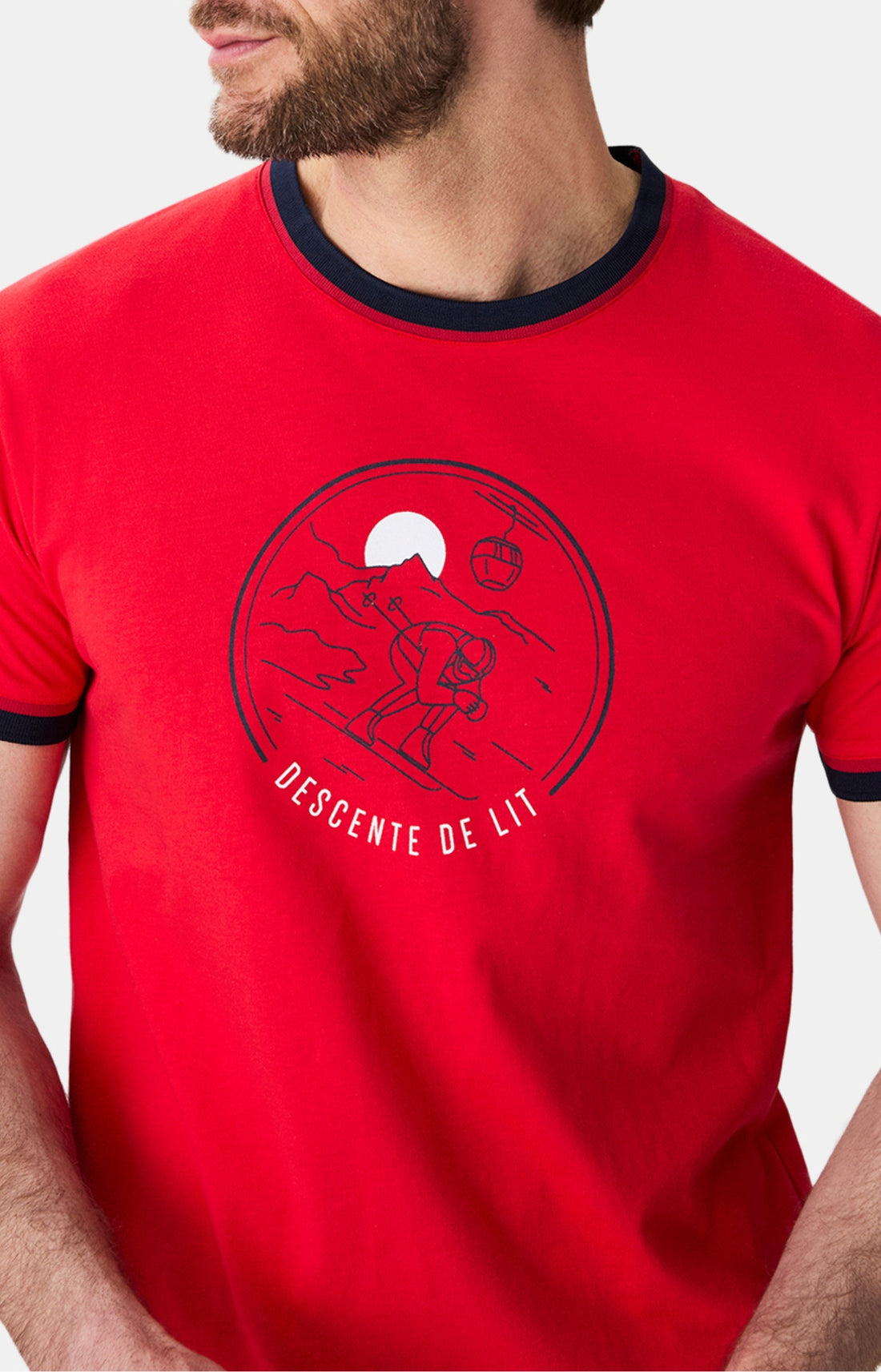 Pyjamas Homme Descente de lit ROUGE 2