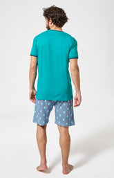 Pyjama Homme IA de la joie Manches courtes Imprimé robots 6