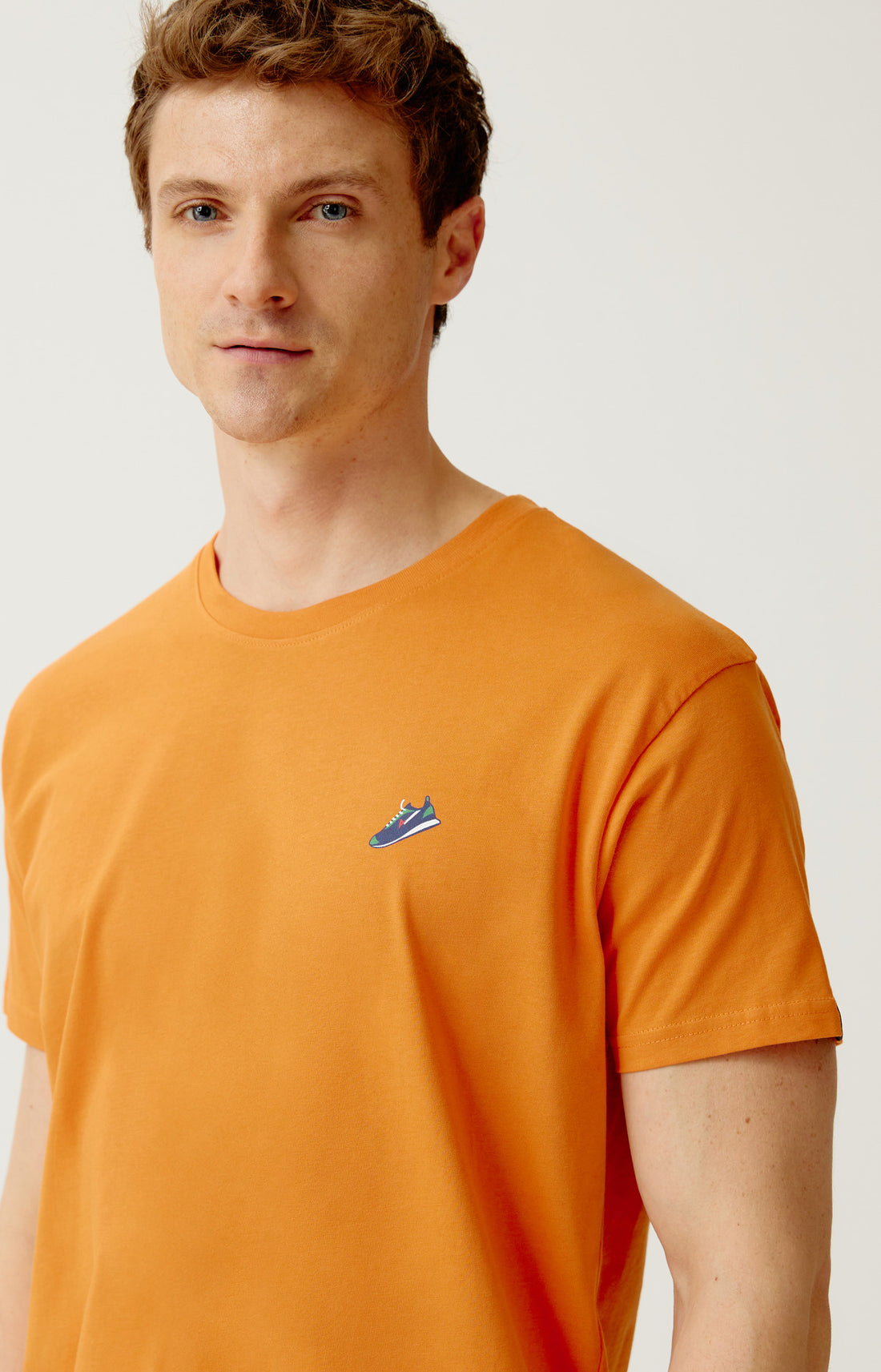 Pyjashort Homme Sneakers Orange 2
