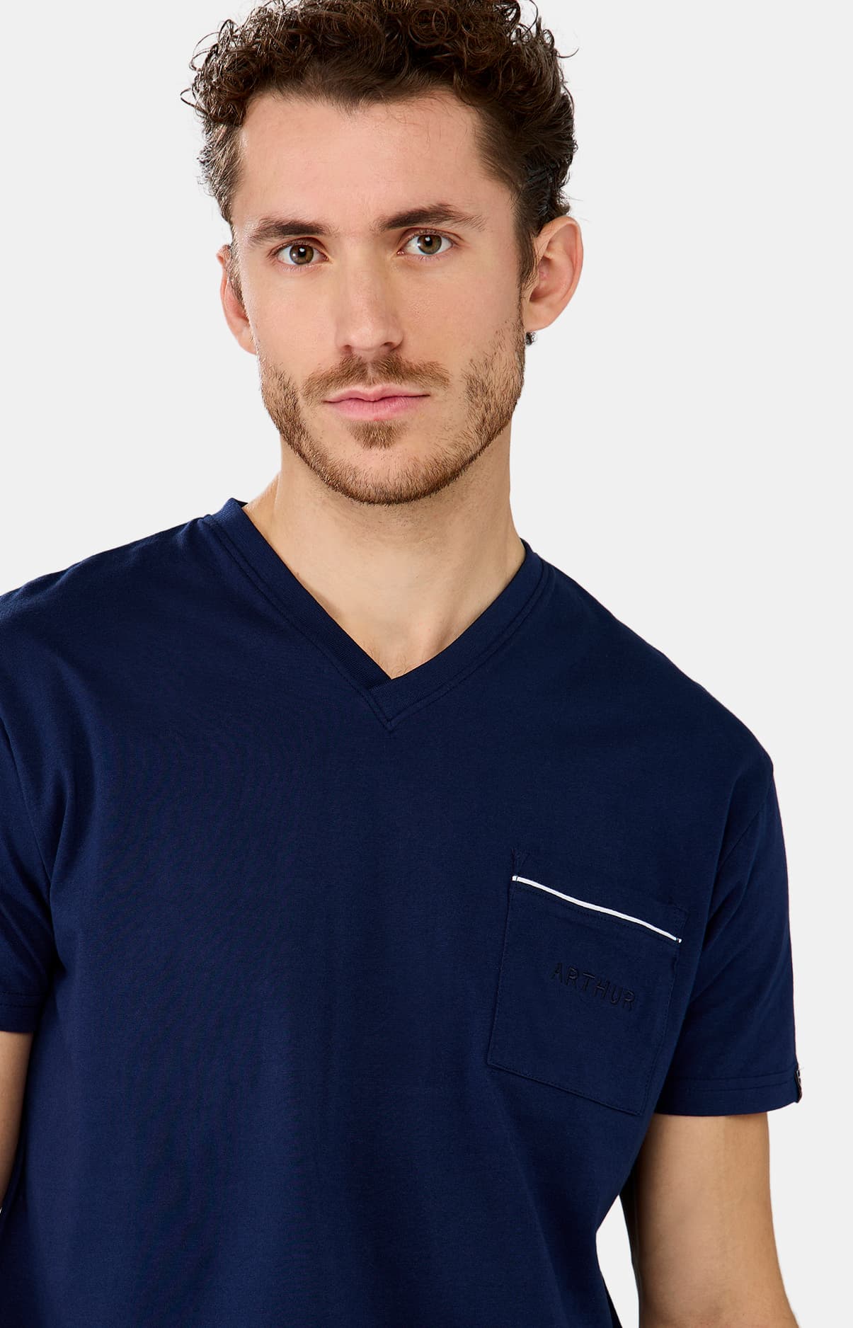 Pyjashort Homme Star Marine 5