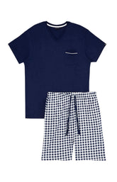 Pyjashort Homme Star Marine 3