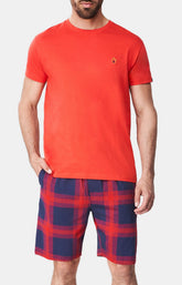 Pyjashort Homme On Fire Rouge 1