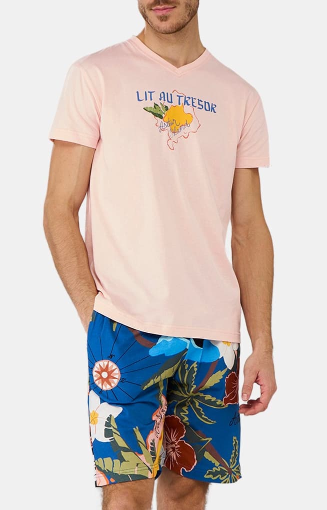 Pyjashort Homme Arthur island Multicolore 1
