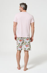 Pyjama Homme Van Life Manches courtes Imprimé vannes et palmiers multicolores 7