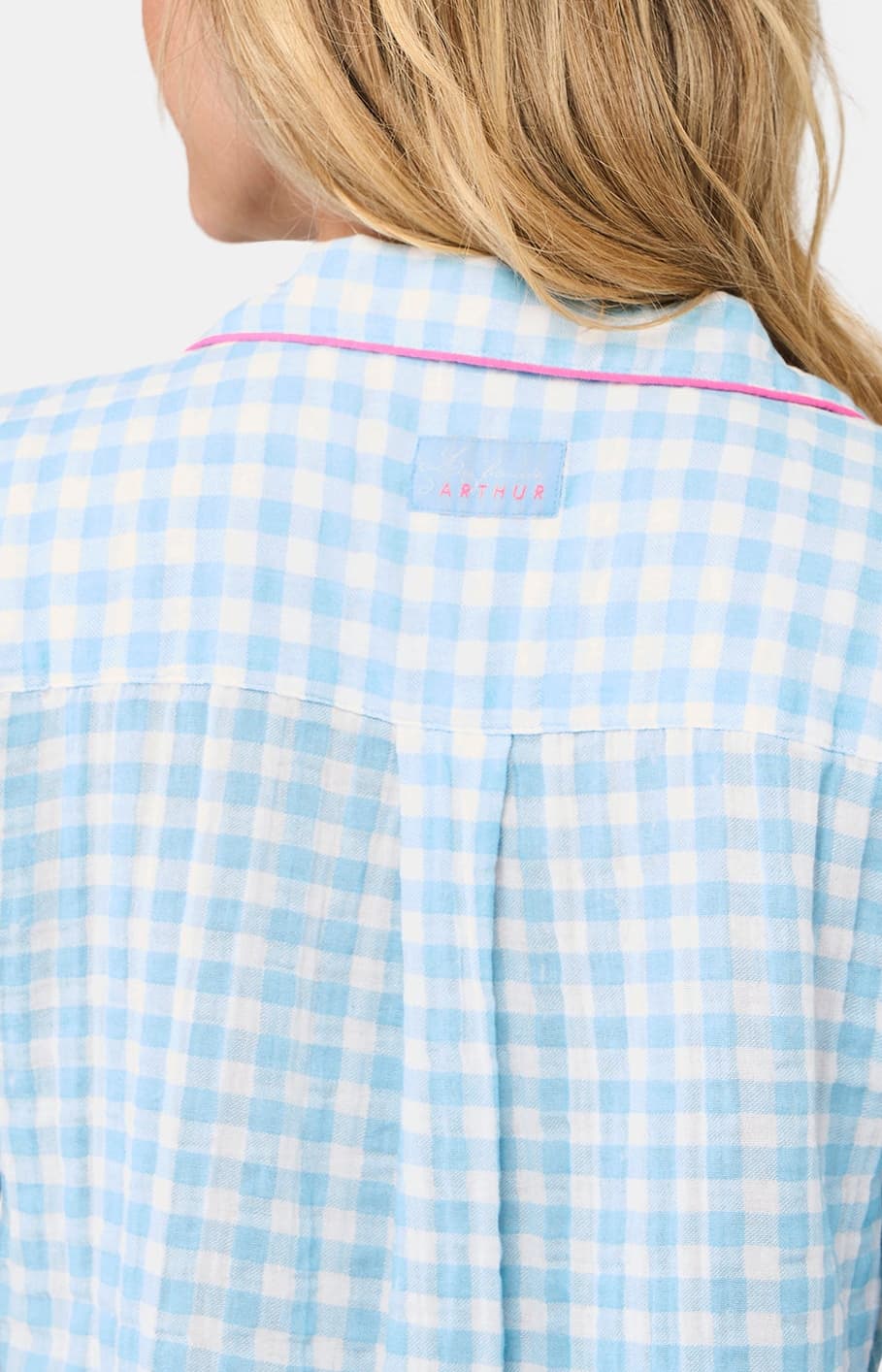 Pyjacorsaire - Vichy turquoise