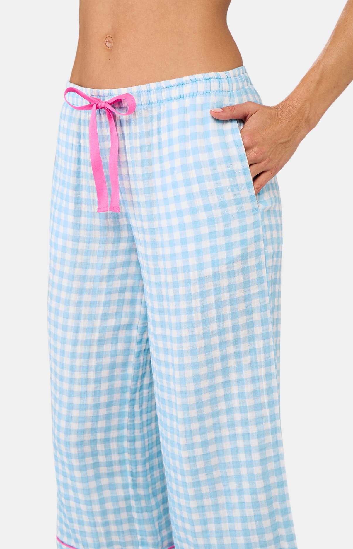 Pyjacorsaire - Vichy turquoise