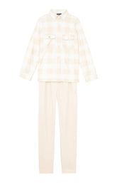 Pyjama long Femme polaire Rose 3
