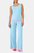 Pantalon Femme Turquoise Bleu 1