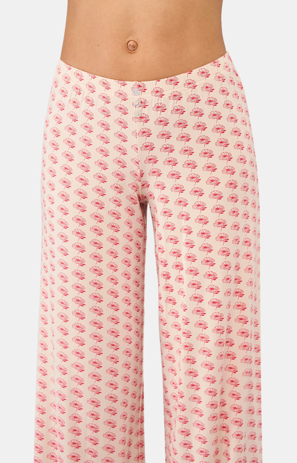 Pantalon Femme Fleur safi Rose 5