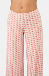 Pantalon Femme Fleur safi Rose 5