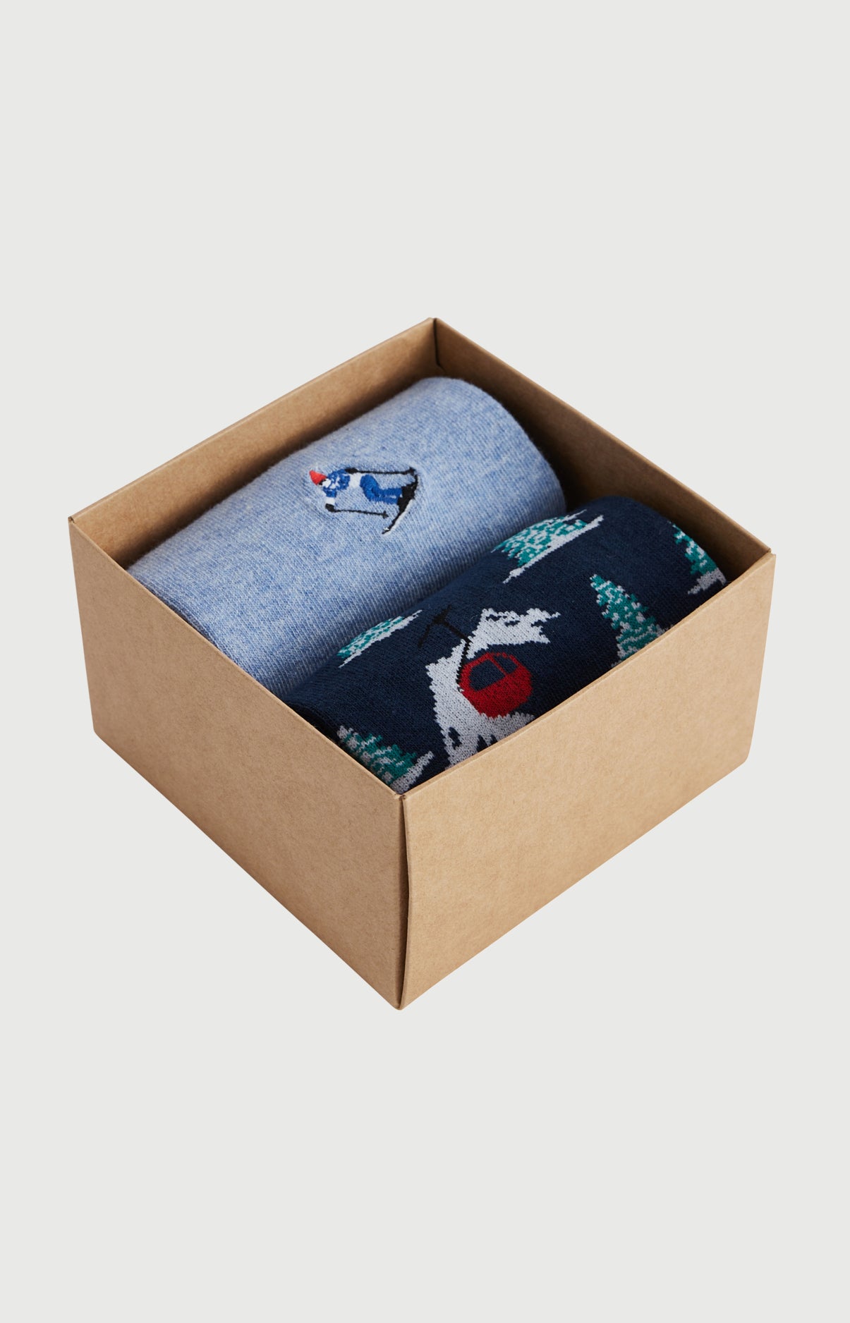 Lot de chaussettes Homme Noël à la montagne 2