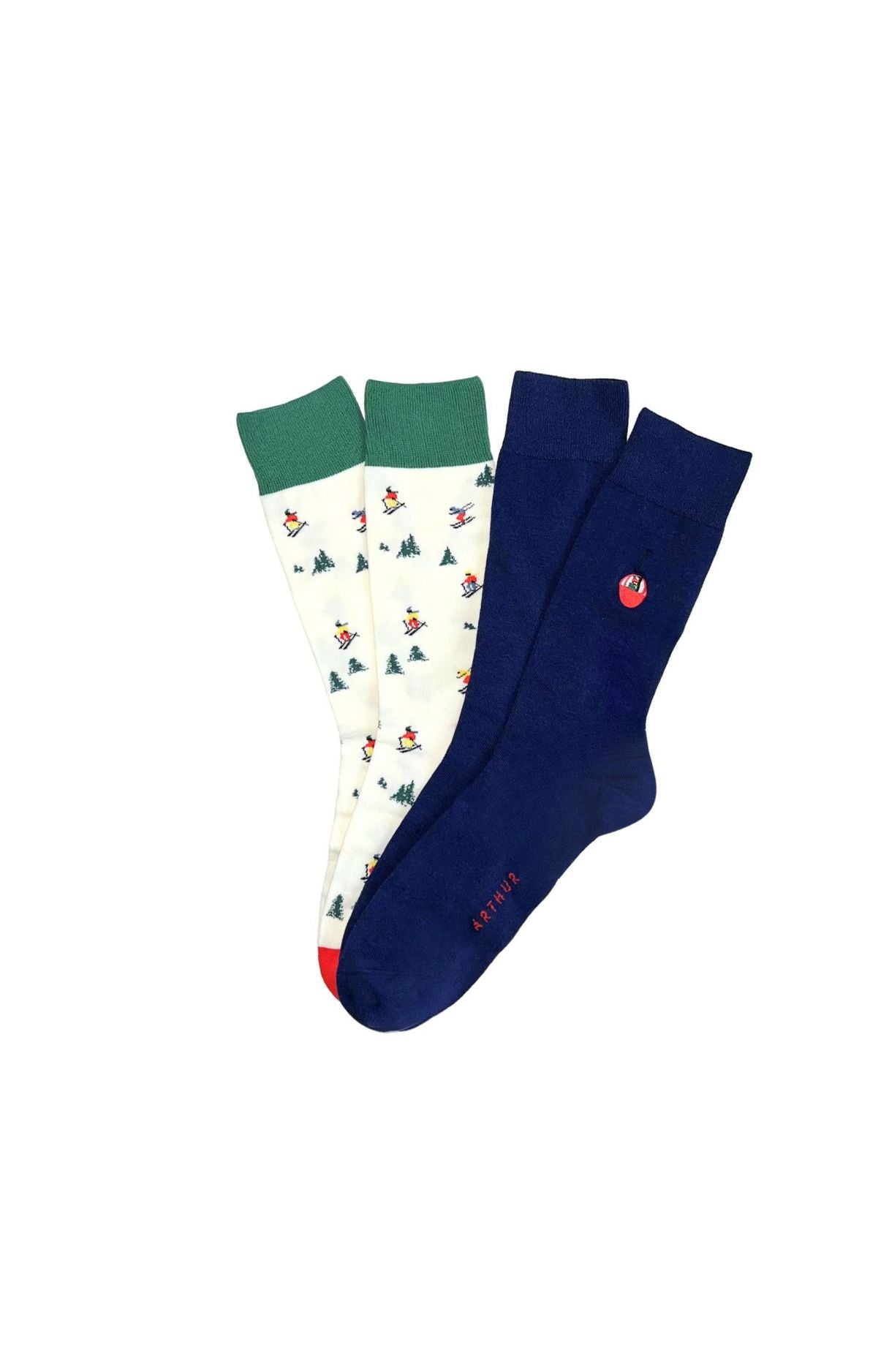 Pack 2 chaussettes - Thé Lit Ski