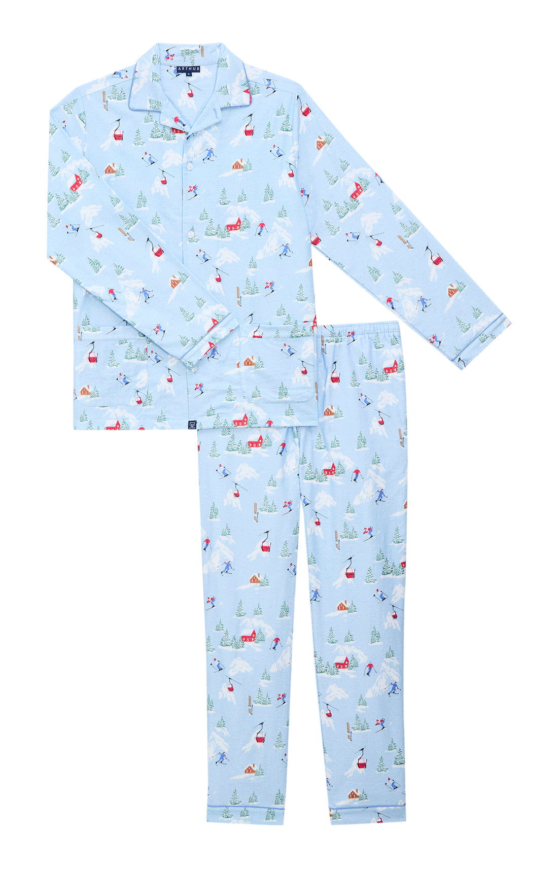 Pyjamas Homme Noël en altitude CIEL 3
