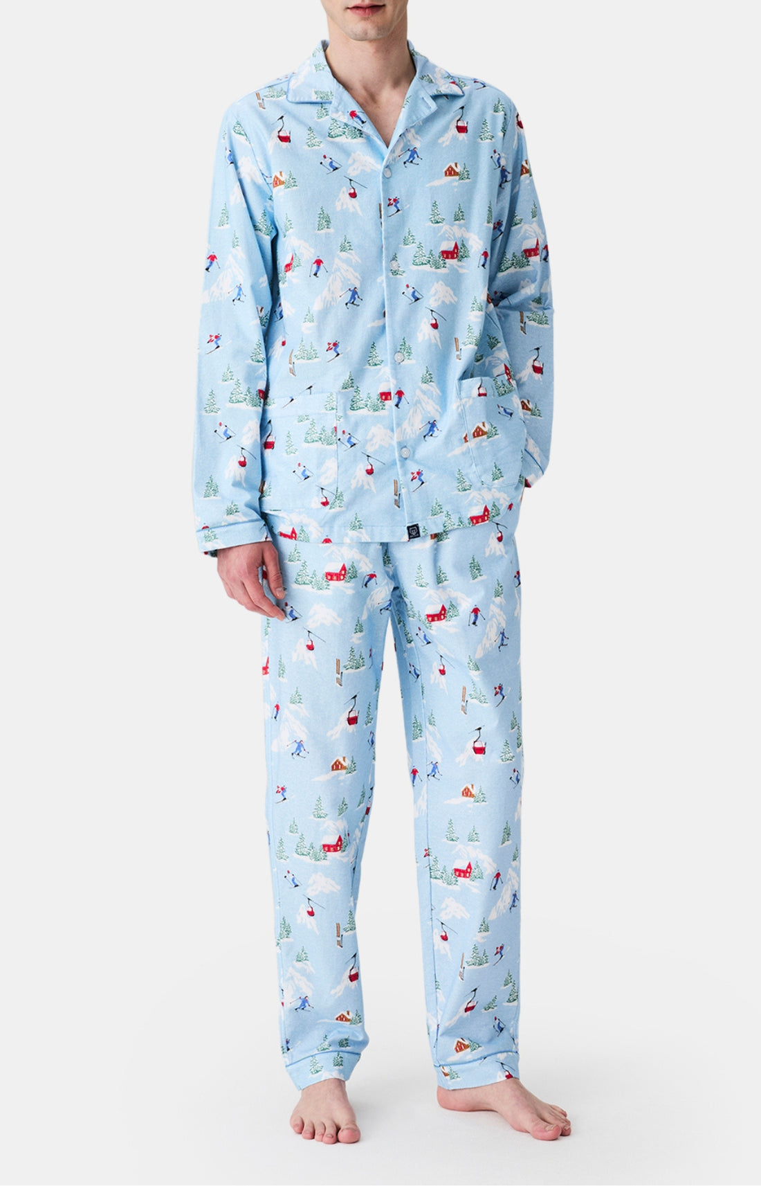 Pyjamas Homme Noël en altitude CIEL 1