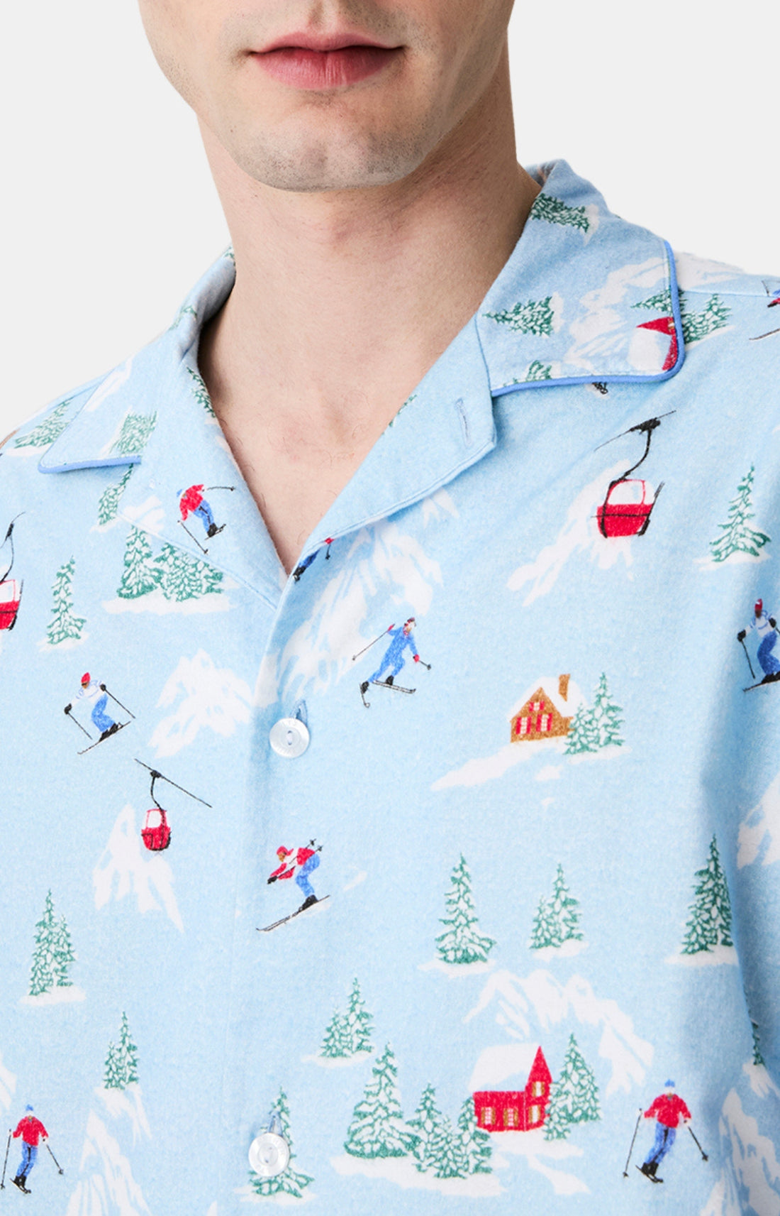 Pyjamas Homme Noël en altitude CIEL 2