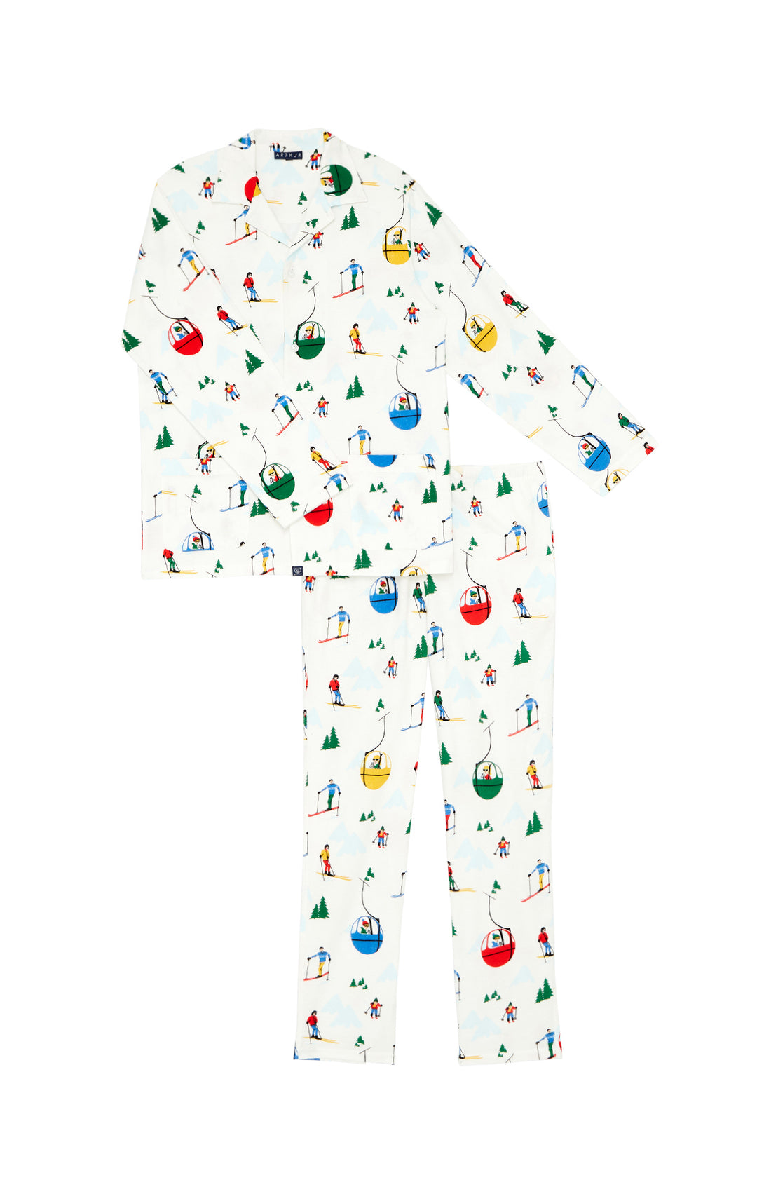 Pyjama boutonné Homme Mont Pyjama Multicolore 2