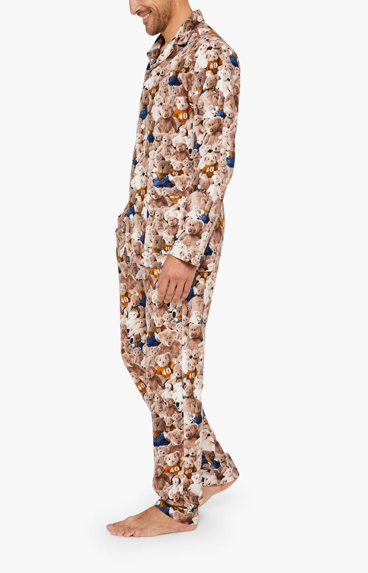 Pyjama boutonné Homme Teddy 40 ans 4