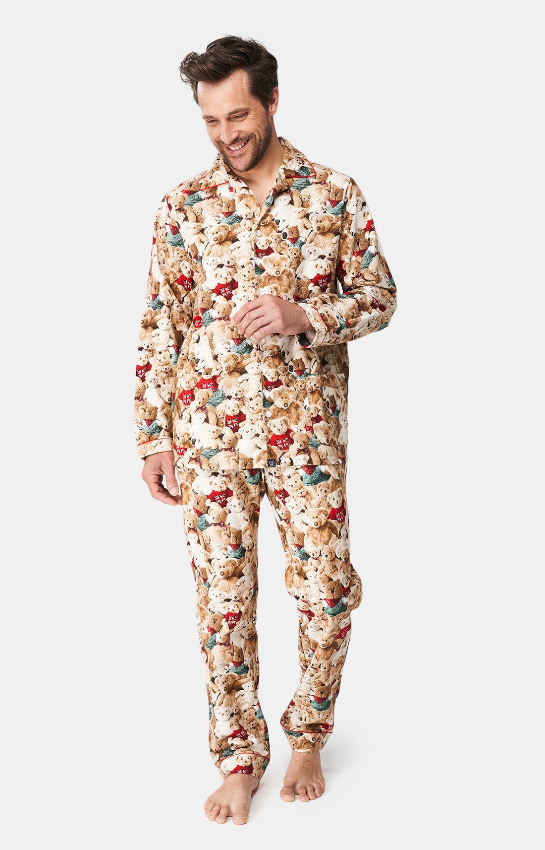 Pyjama chaud homme ours teddy 1