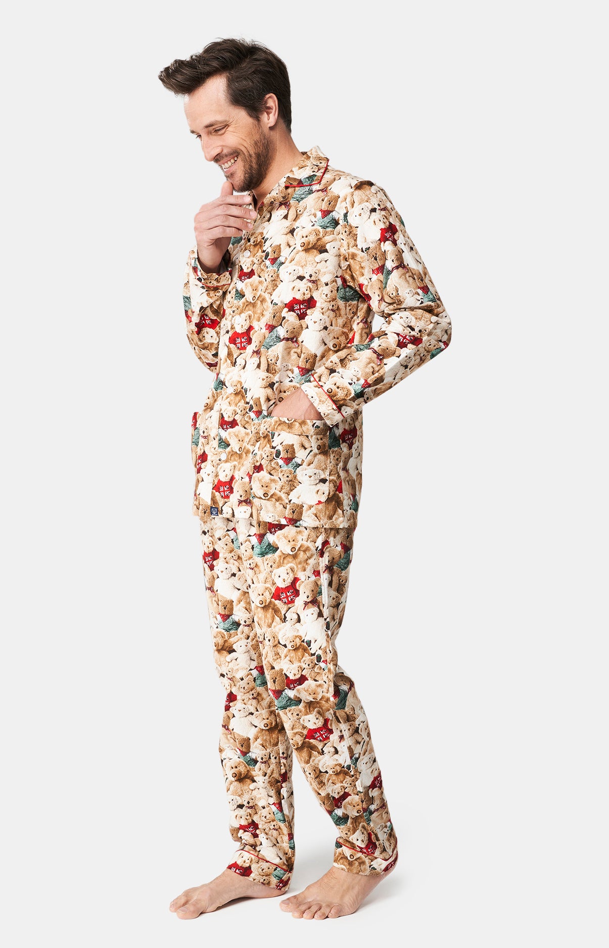 Pyjama chaud homme ours teddy 4