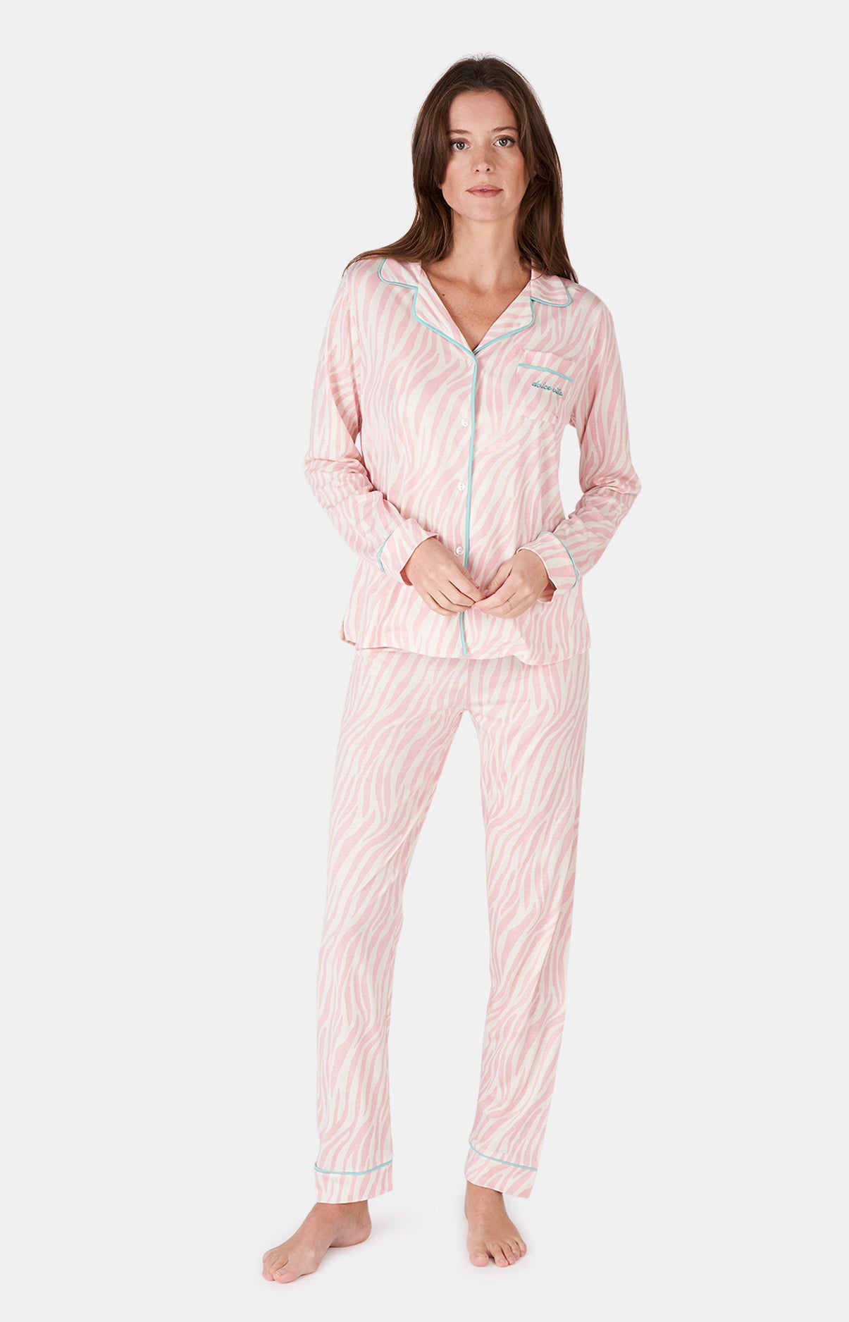 Pyjama boutonné - Fauve 4