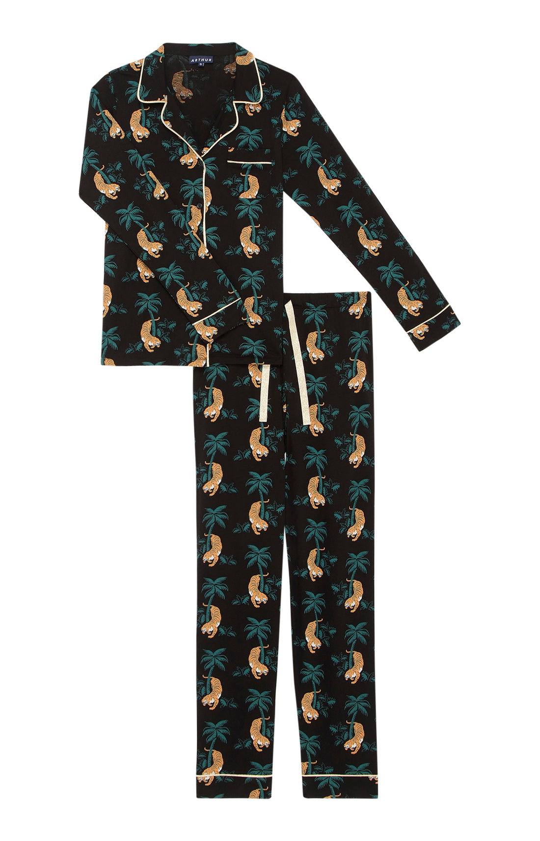 Pyjama boutonné Tigre 1