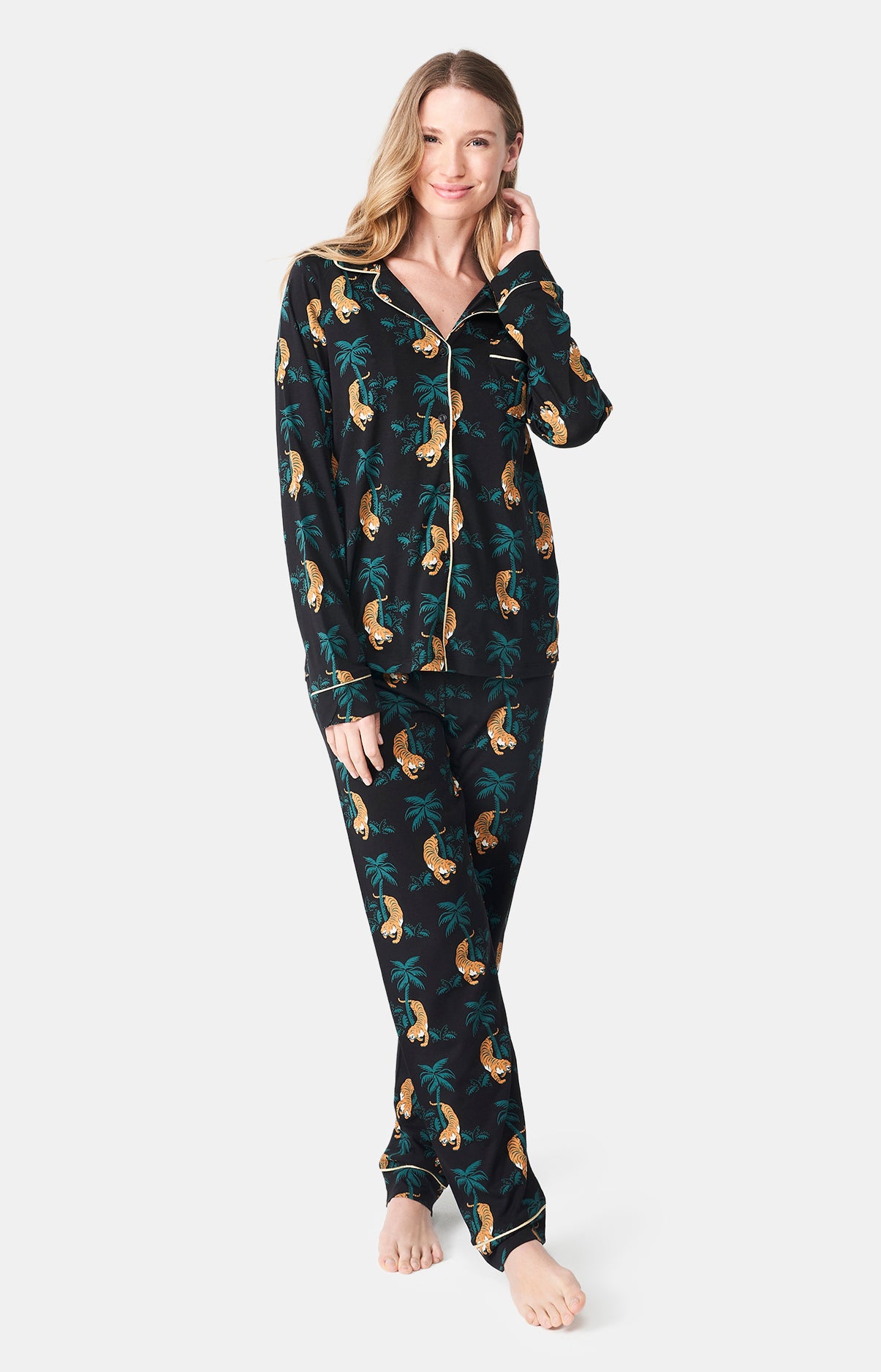 Pyjama boutonné Tigre 1