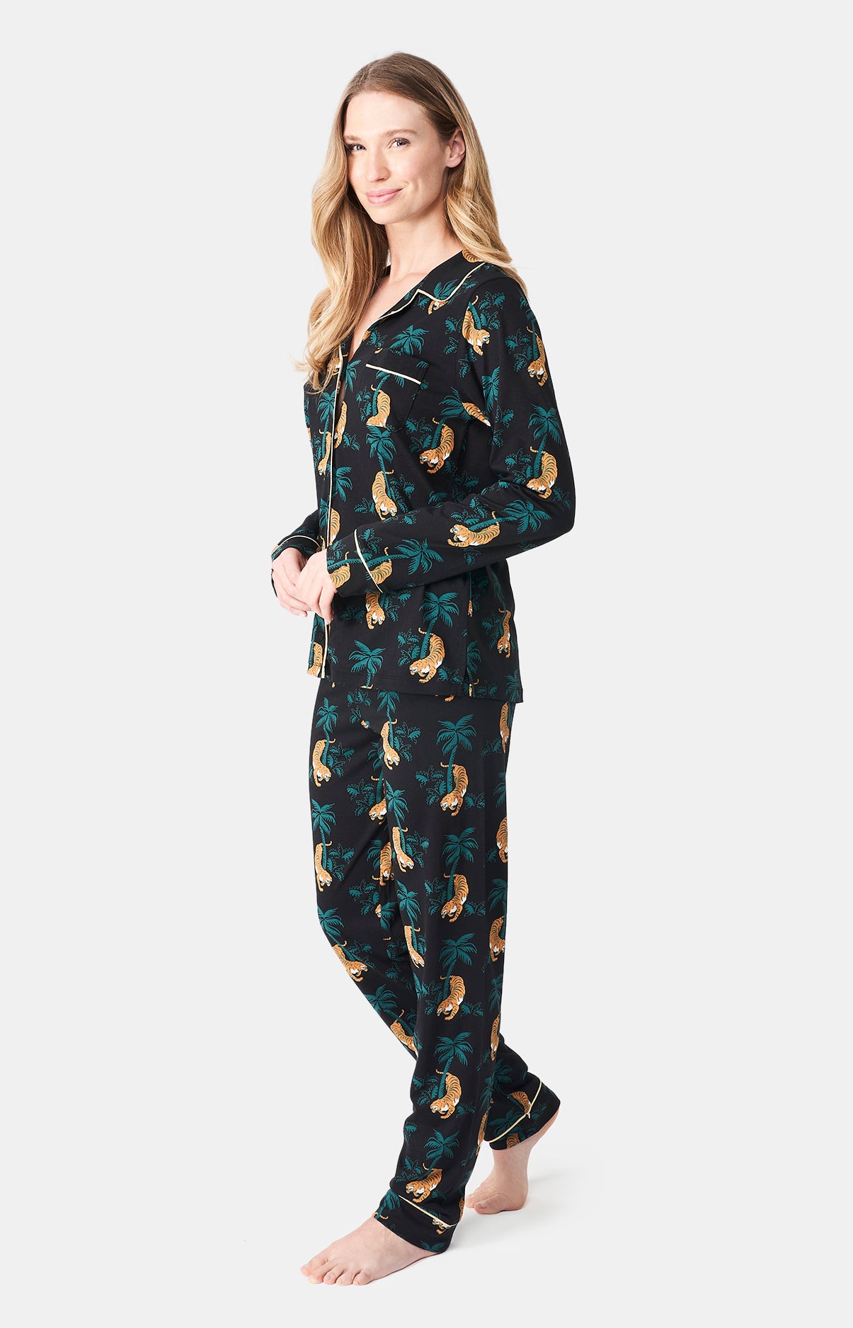 Pyjama boutonné Tigre 1