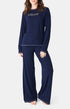 Pyjama long Femme Milady Marine 1
