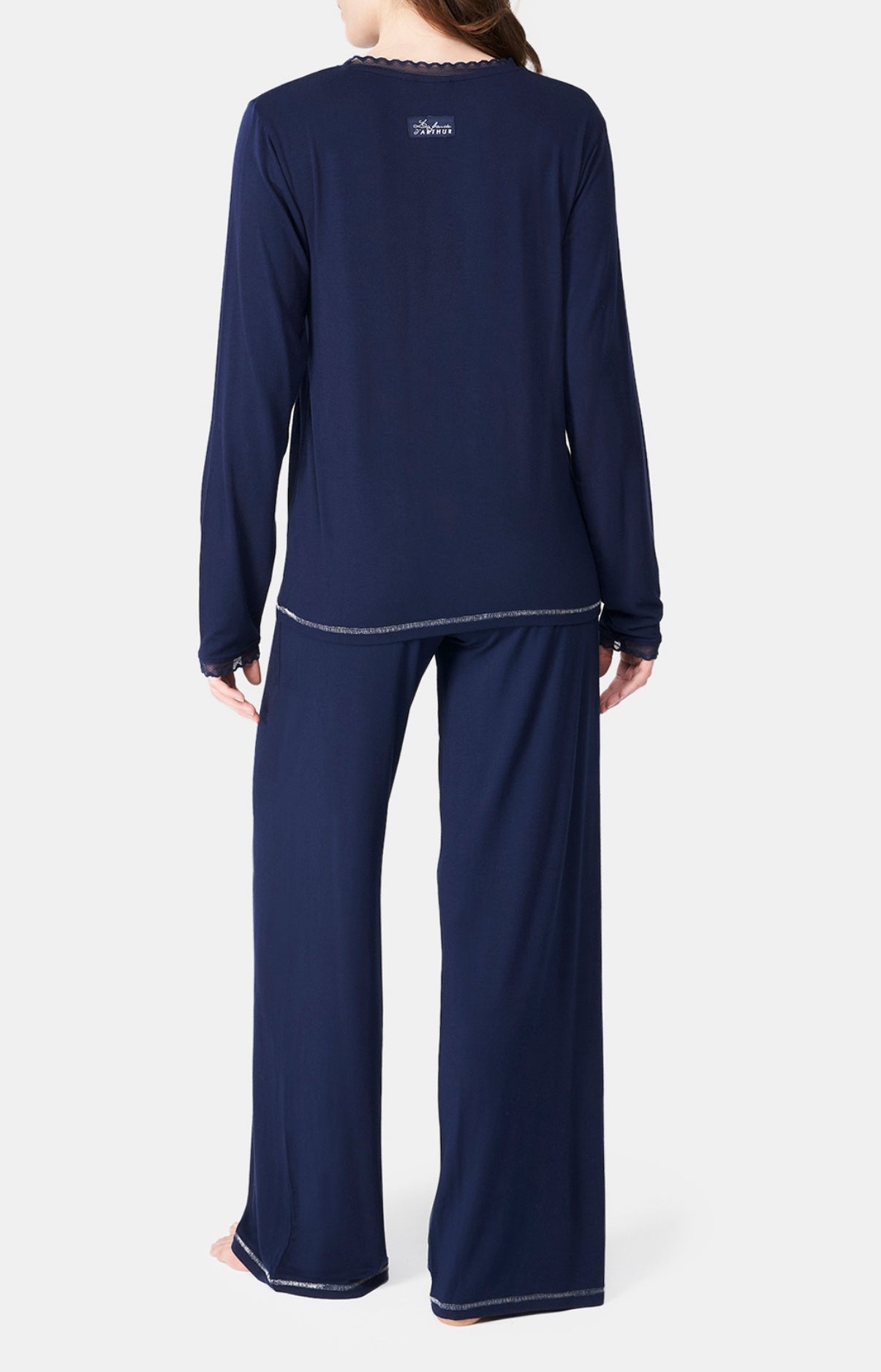 Pyjama long Femme Milady Marine 5