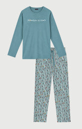 Pyjama en jersey de coton Homme Dormeur de fond ciel 3