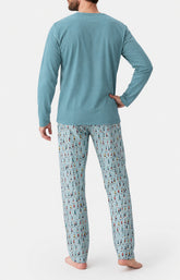 Pyjama en jersey de coton Homme Dormeur de fond ciel 4