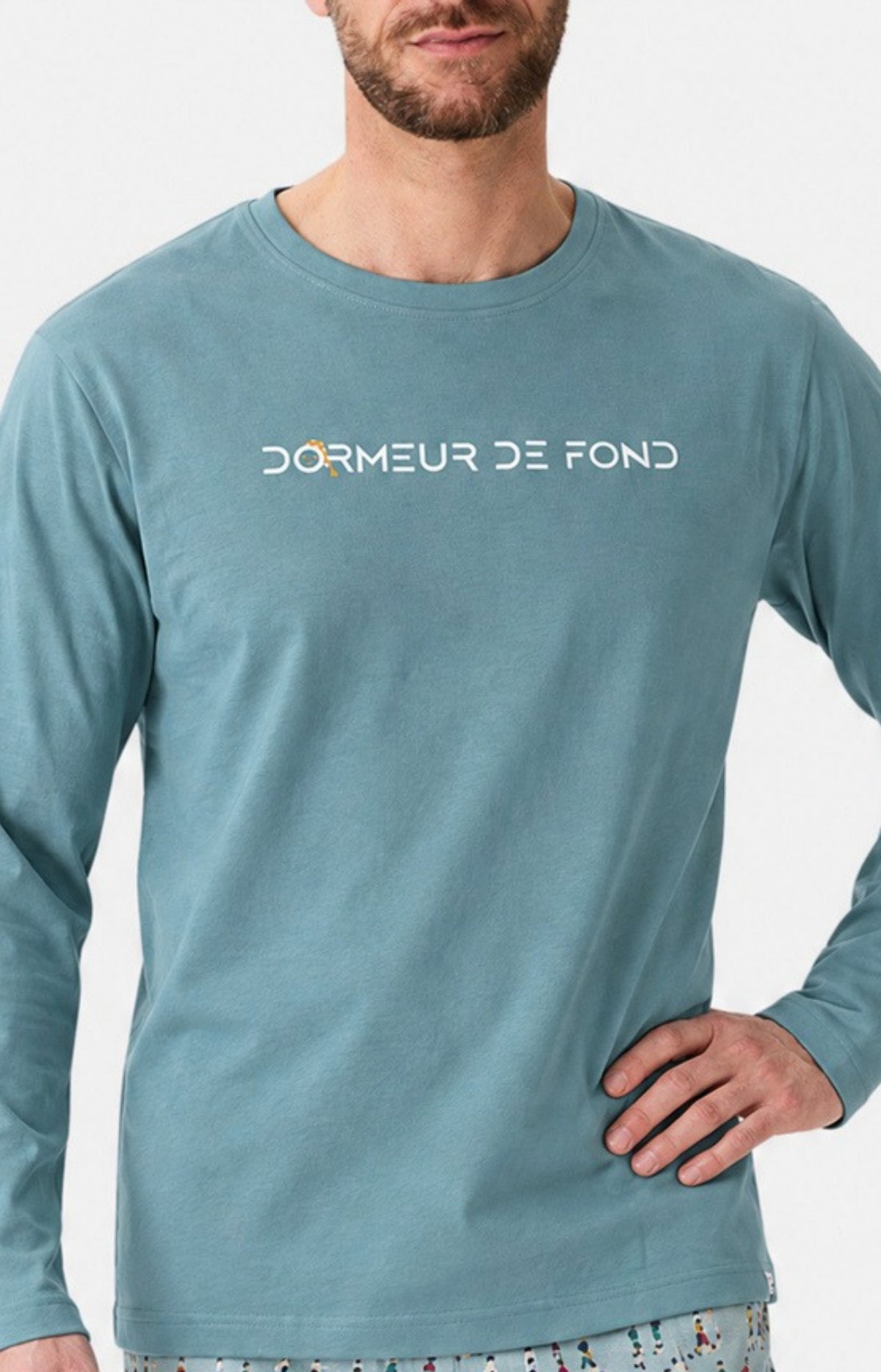 Pyjama en jersey de coton Homme Dormeur de fond ciel 2