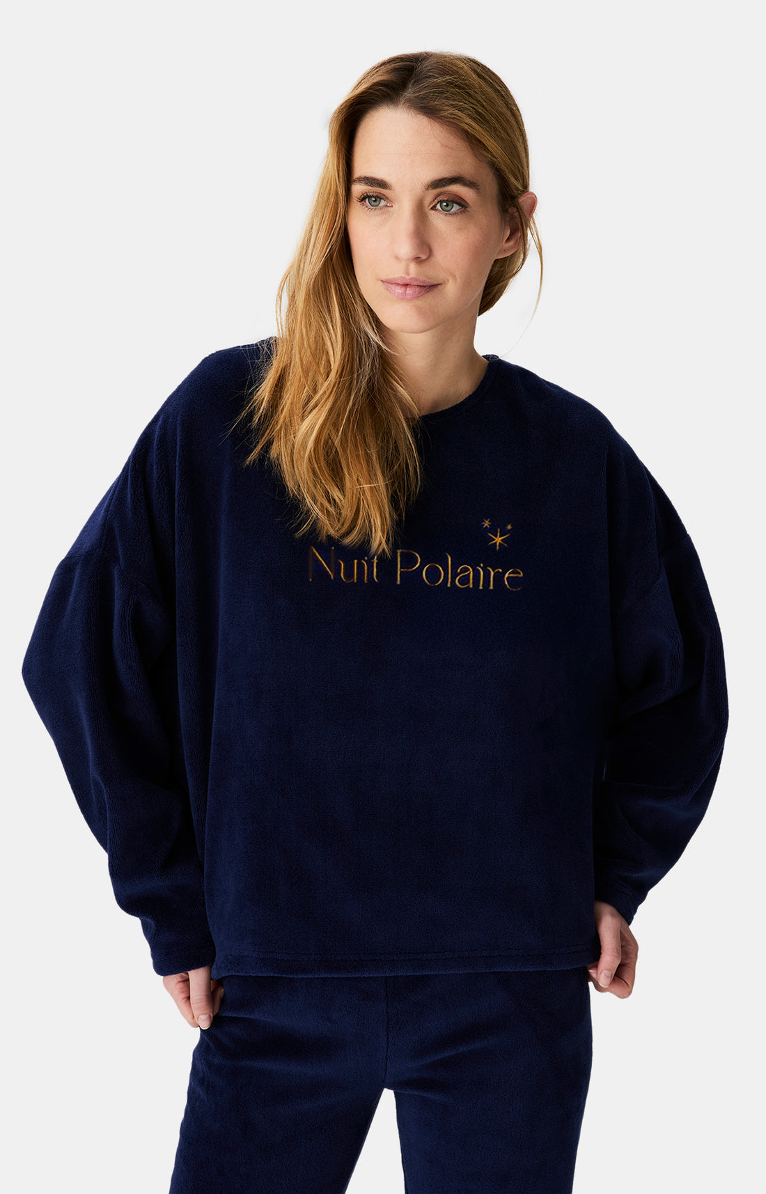 Pyjamas Femme Nuit Polaire MARINE 2