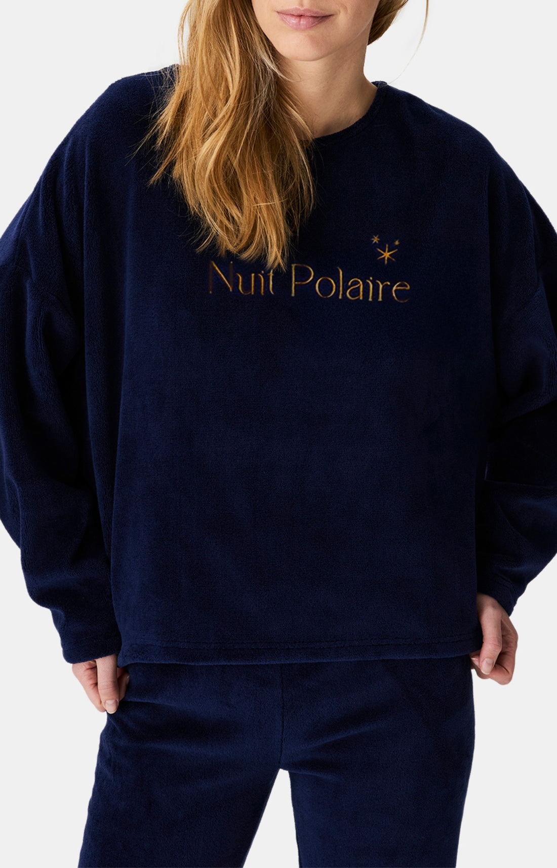Pyjamas Femme Nuit Polaire MARINE 2