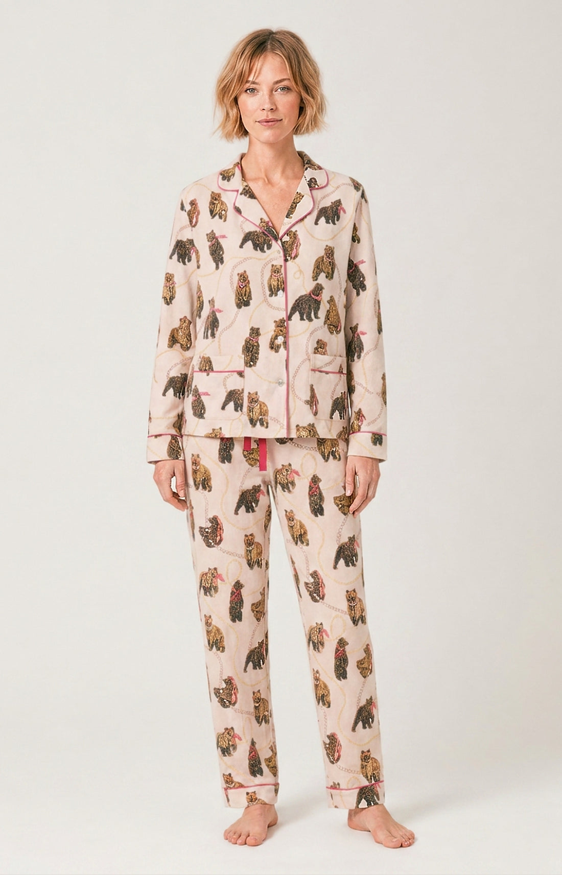 Pyjama boutonné en Pilou des Vosges - Coco