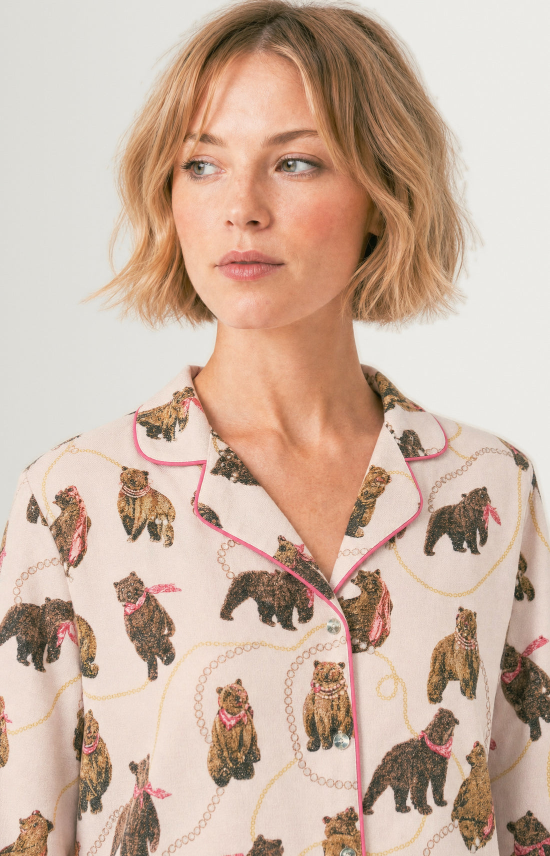 Pyjama boutonné en Pilou des Vosges - Coco