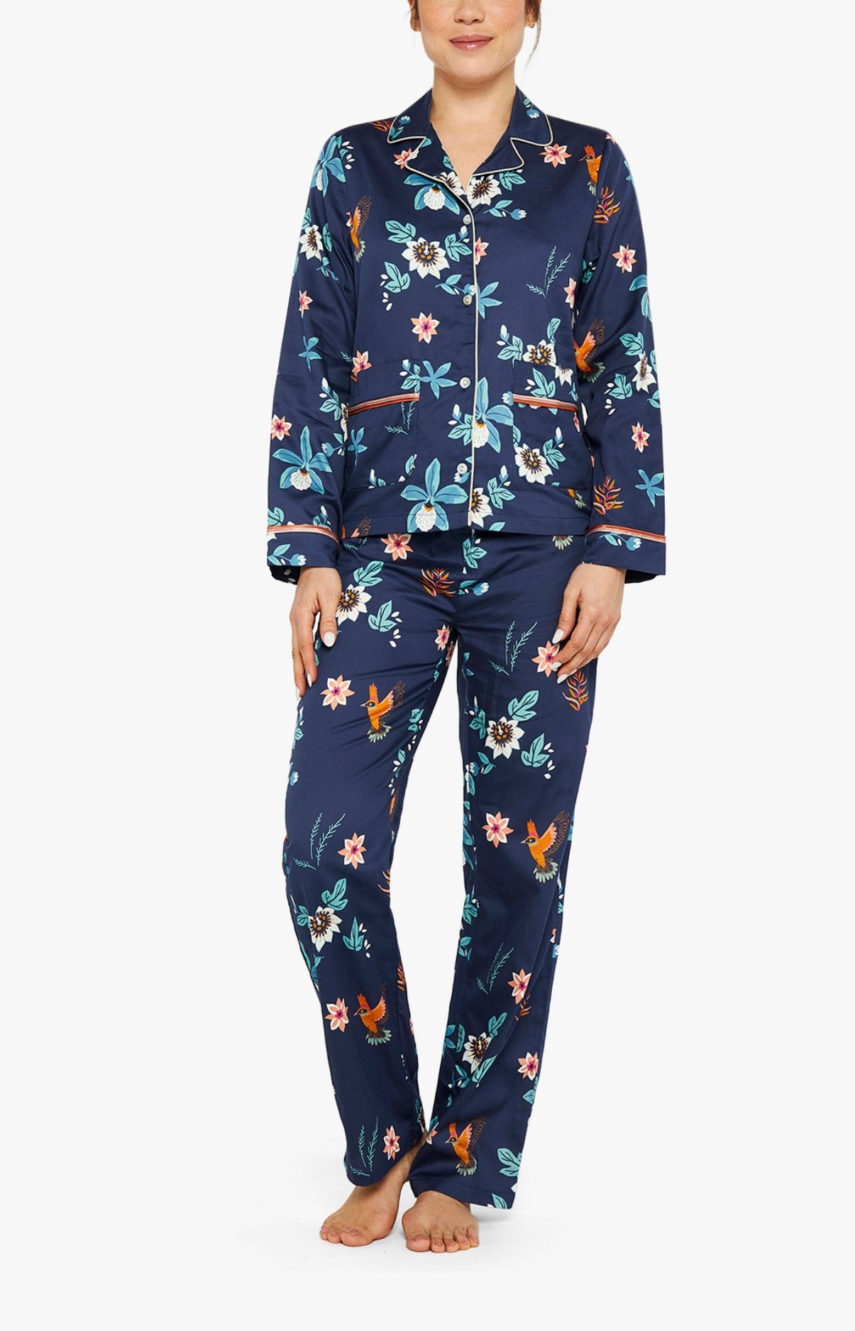 Arthur Pyjamas Pyjama boutonné Fidji - Pyjamas longs femme – Arthur
