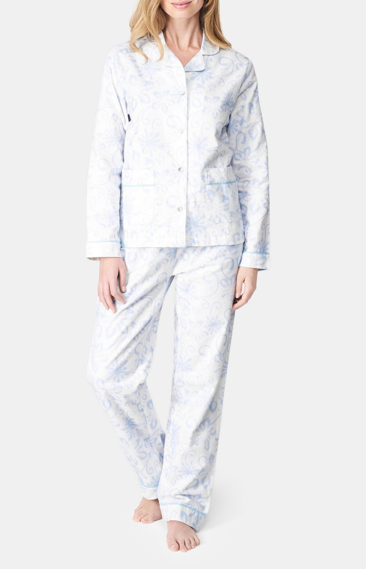 Arthur Pyjamas Dreamland Button-Up Pyjamas - Women's Long Pyjamas – Arthur