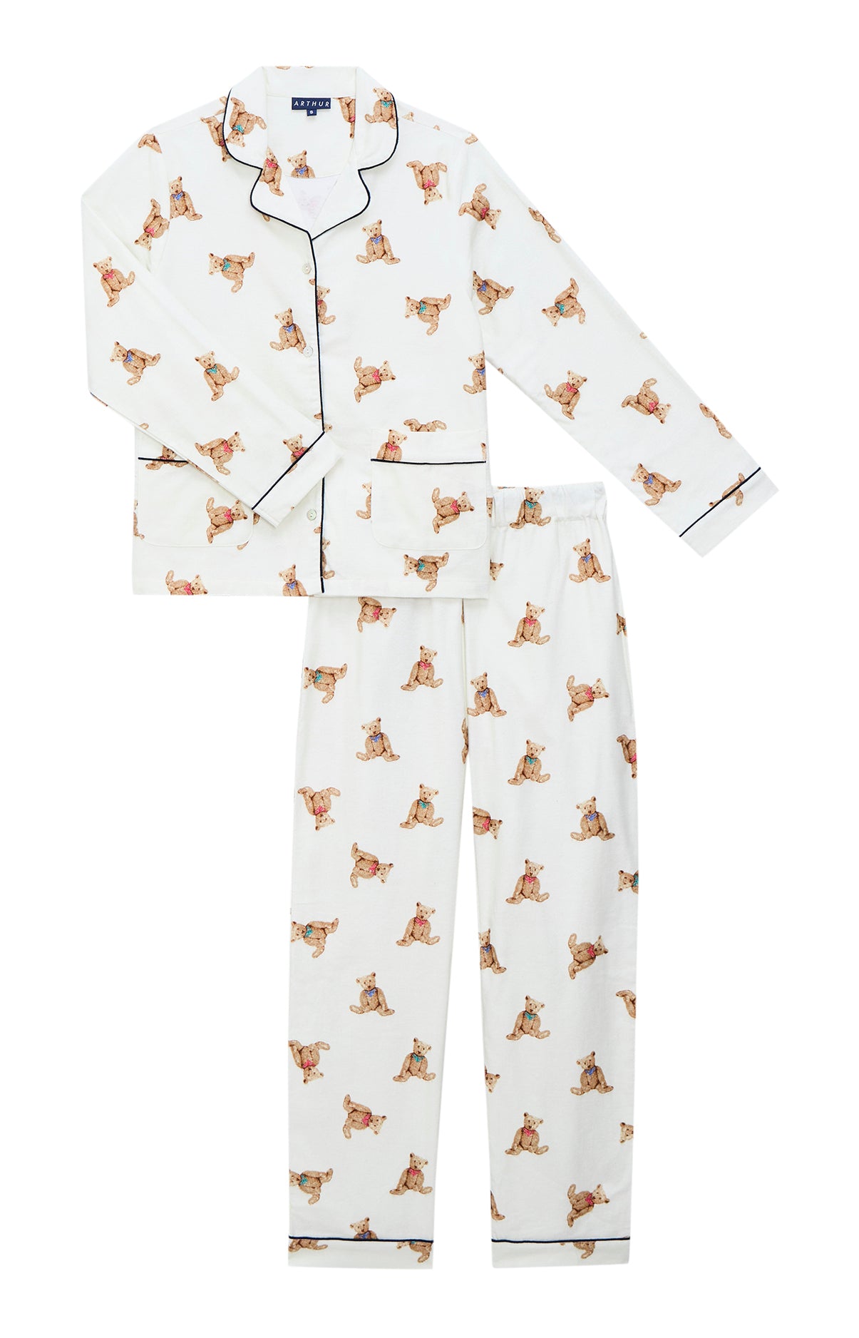 Pyjamas Femme Old Teddy IVOIRE 3
