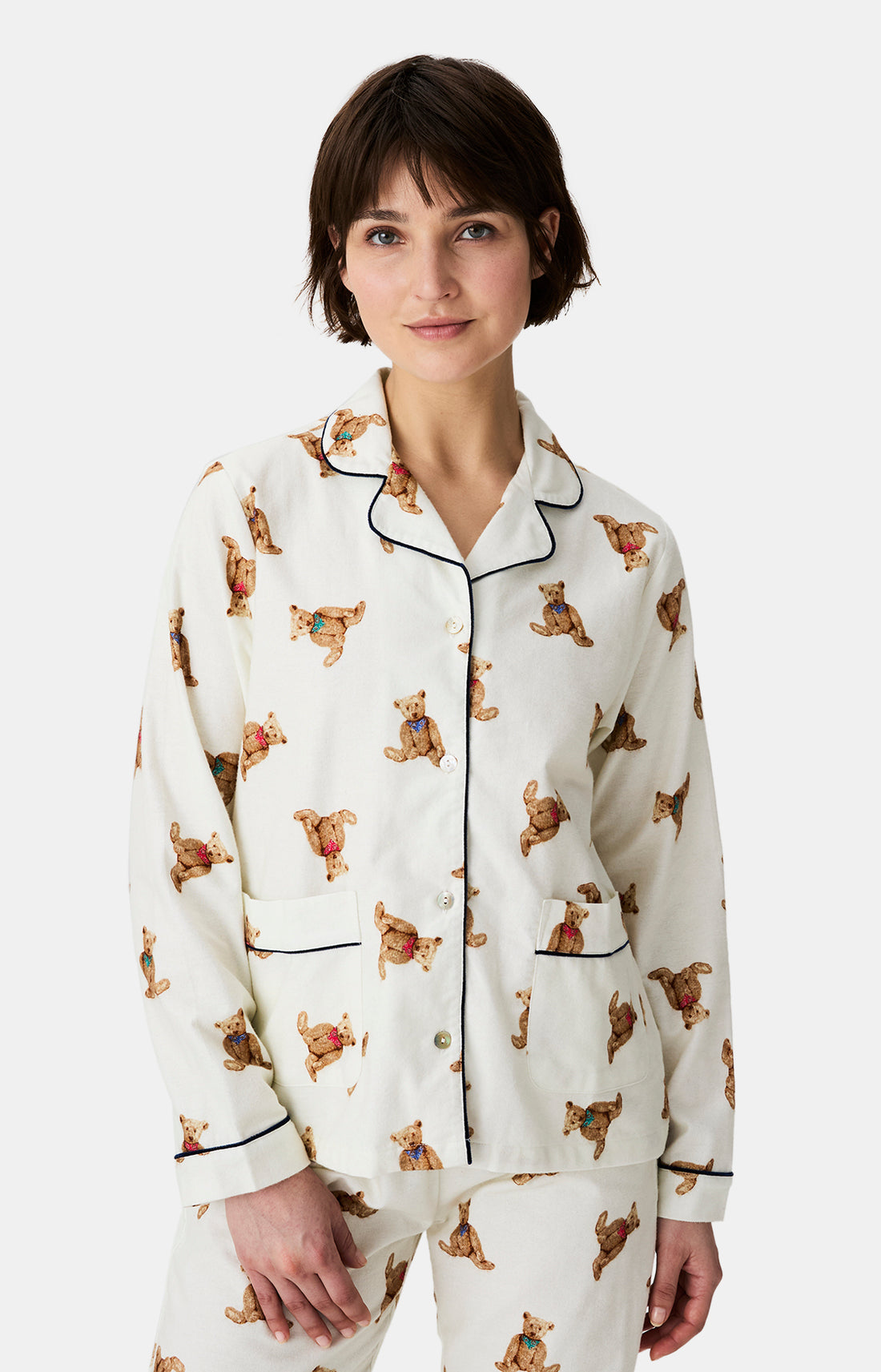 Pyjamas Femme Old Teddy IVOIRE 2