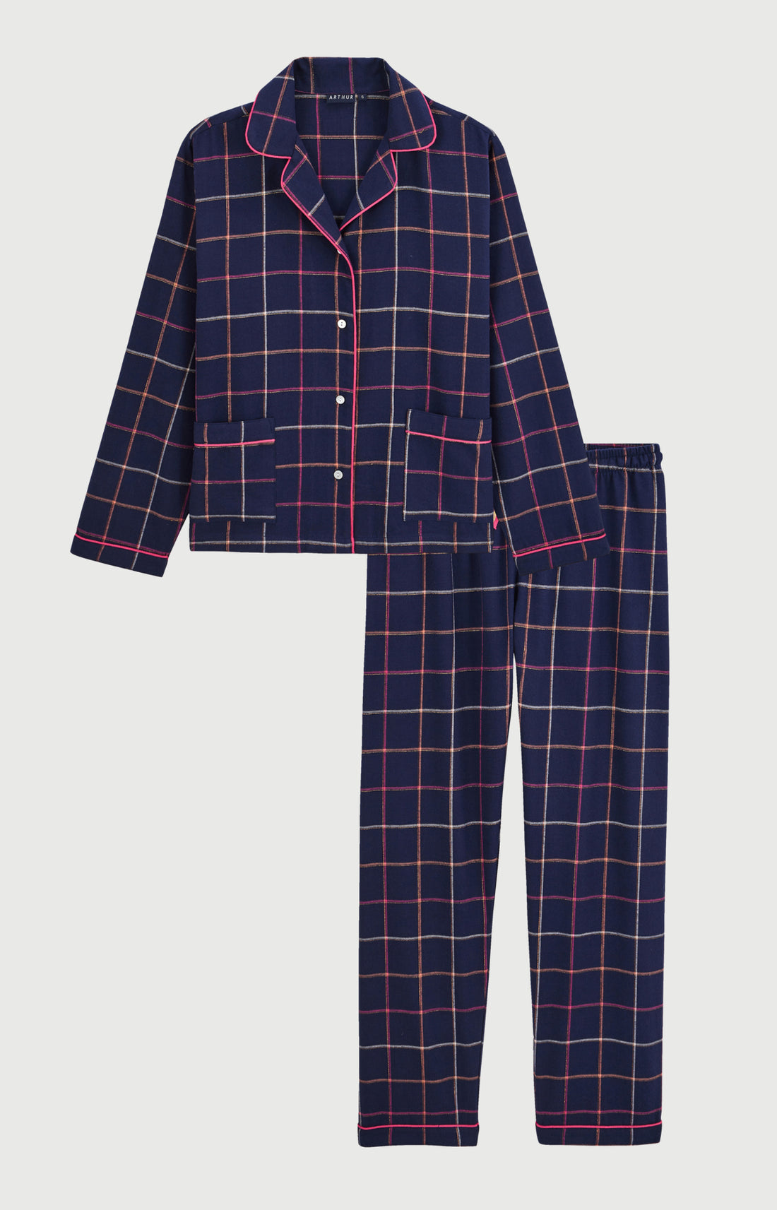 Pyjama boutonné en flanelle de coton - Windy