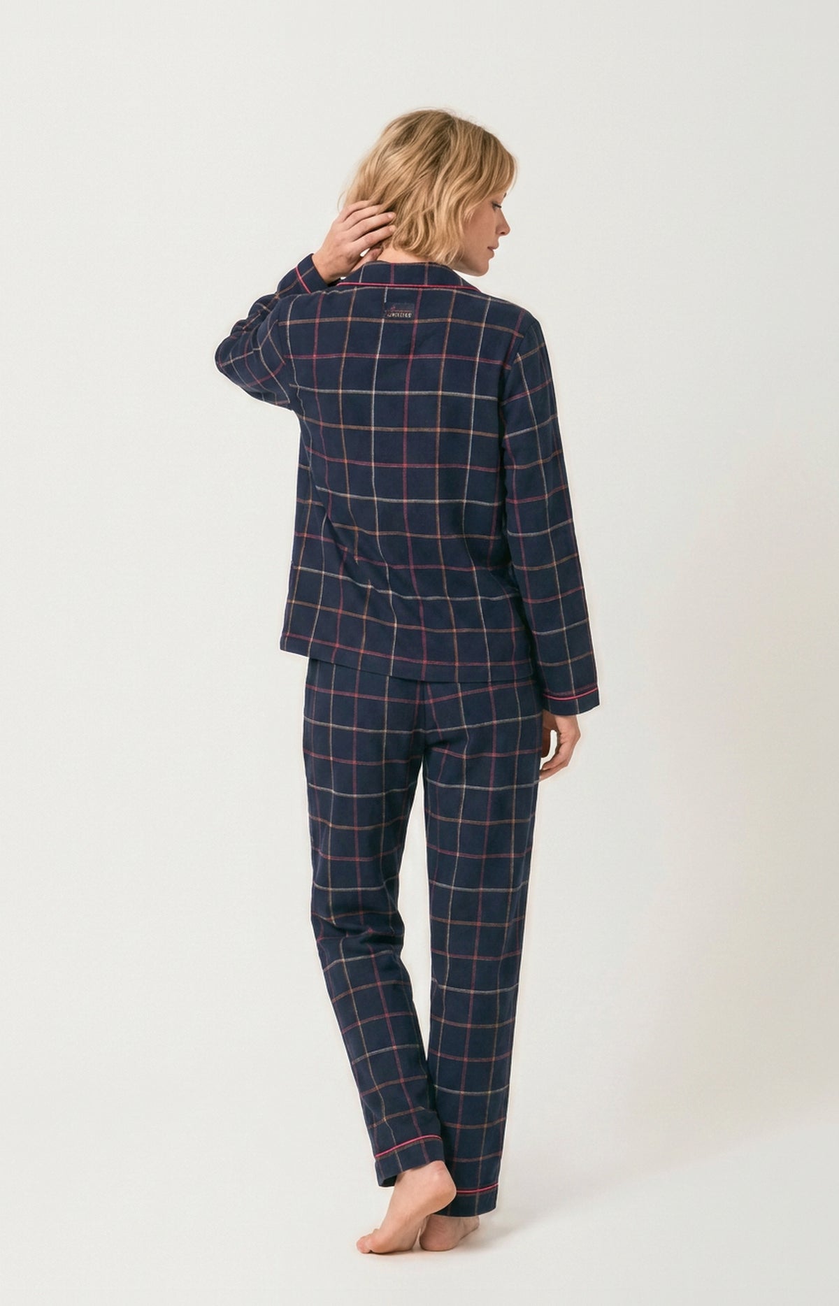Pyjama boutonné en flanelle de coton - Windy
