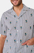 Pyjama court Boutonné Randormeur - Marine 1
