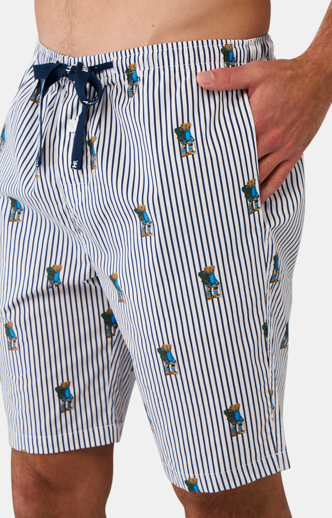 Pyjashort Homme Randormeur Marine et Blanc 11