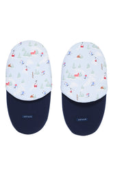 Chaussons Homme Noël en altitude CIEL 3