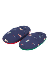 Pantoufles Homme Sneakers Marine 2