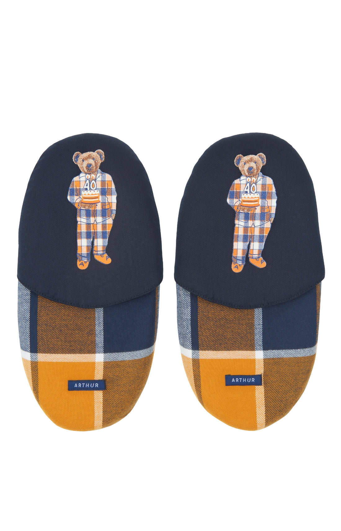 Pantoufles Homme Happy 40 Beige et Marron 3