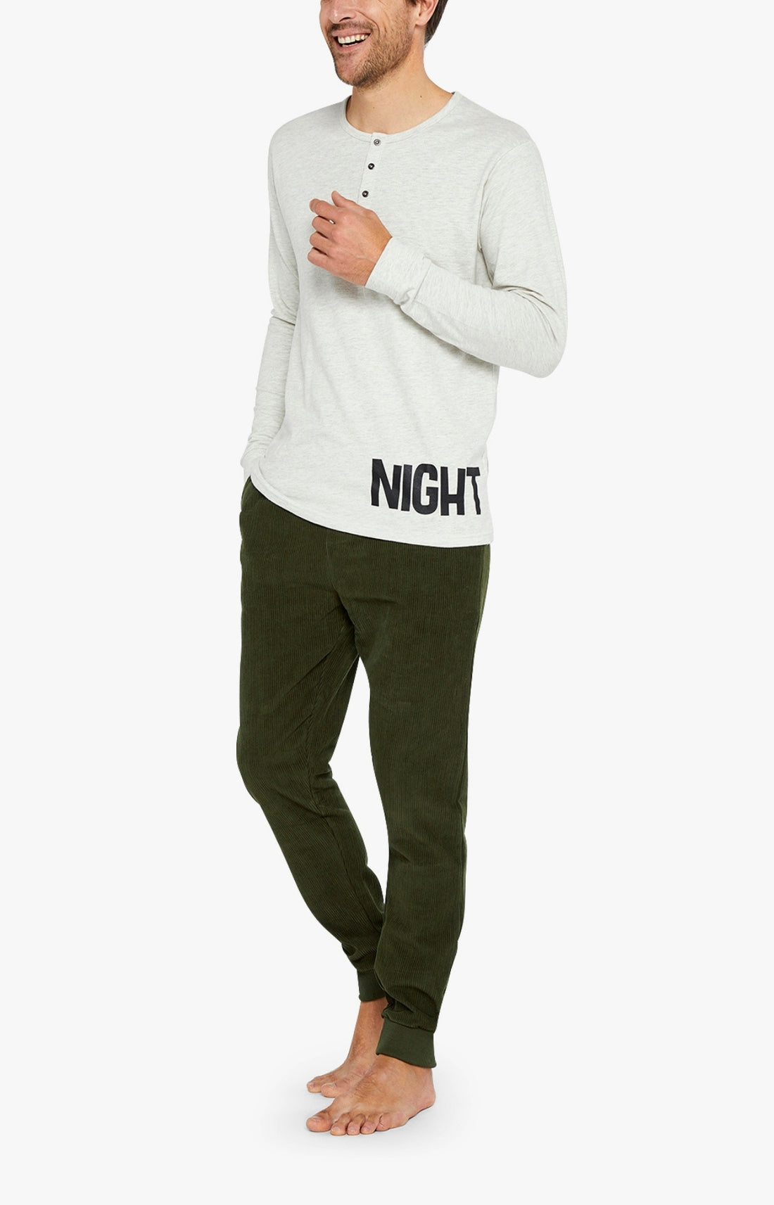 Pyjama long Homme Night Clubber Marine 1