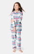 Pyjama long boutonné Enfant Logan Blanc et Ivoire 7